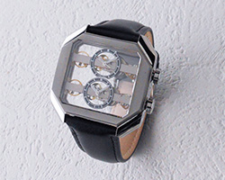 Rectangle wrist watch DUO